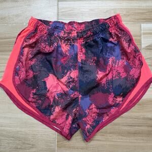 Nike Pink Splatter Print Running Shorts Women's Size Medium